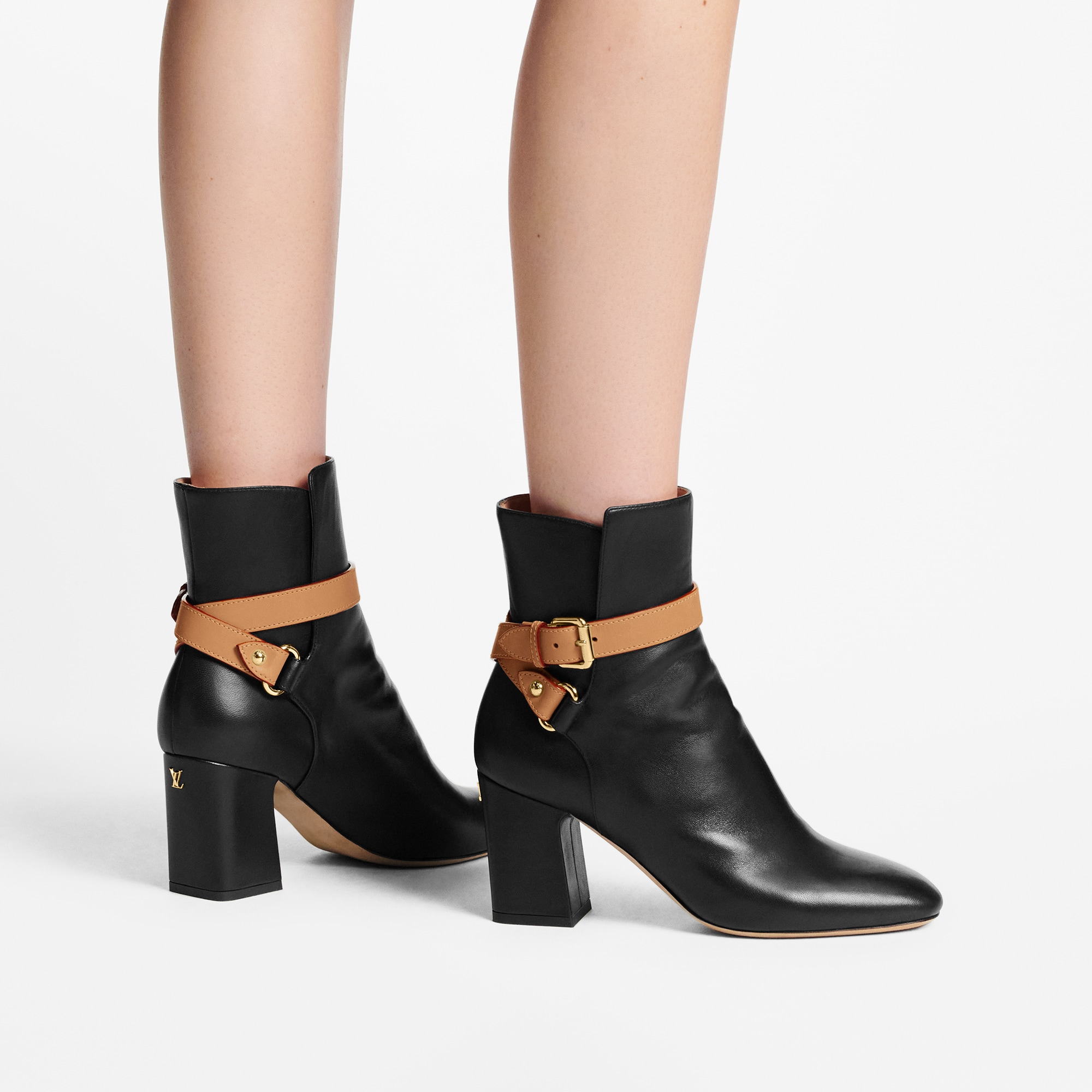 Louis vuitton deals heeled booties